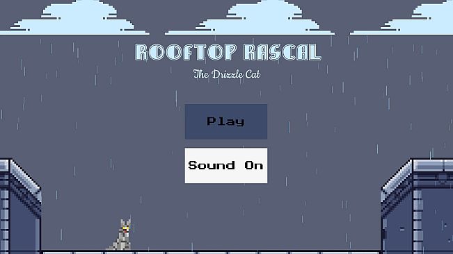 Rooftop Rascal: The Drizzle Cat
