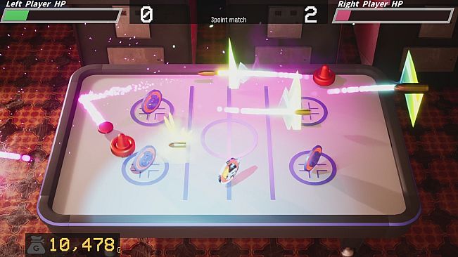 Get Rich with Air Hockey! — Earn more coins with each hit. —