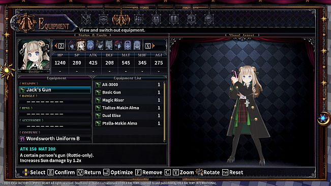 Death end re;Quest 2 - Blood Skelter Set