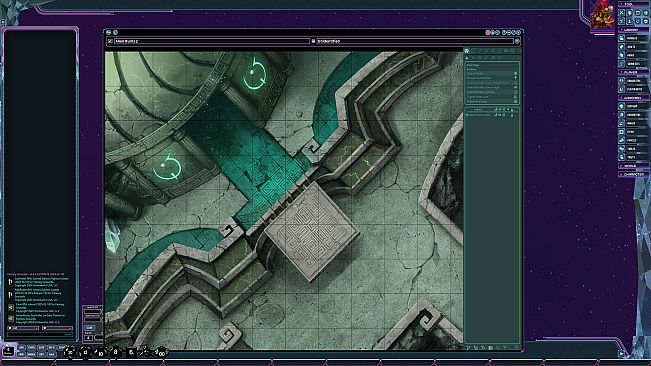 Fantasy Grounds - Starfinder 2 RPG - Flip-Mat: Alien Ruins