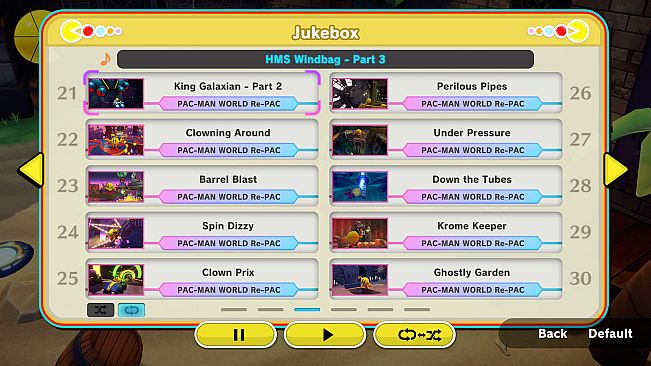 PAC-MAN WORLD Re-PAC - Jukebox