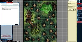 Fantasy Grounds - Starfinder RPG - FlipMat - Forest Moon