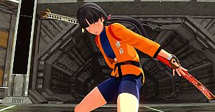 OneeChanbara ORIGIN - Exclusive Saki Costume: Tsubaki-Style Mortal Combat Gi Dragon Orange