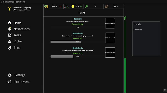 Y: Solo Mod Simulator