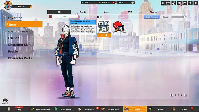 Freestyle2 - Drop the Color Outfit Full PKG