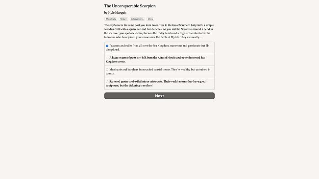 Pon Para and the Unconquerable Scorpion