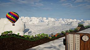 Endlessly side-scrolling Balloon Simulator 2024