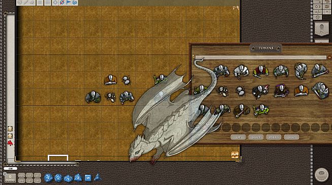 Fantasy Grounds - White Dragons (Token Pack)