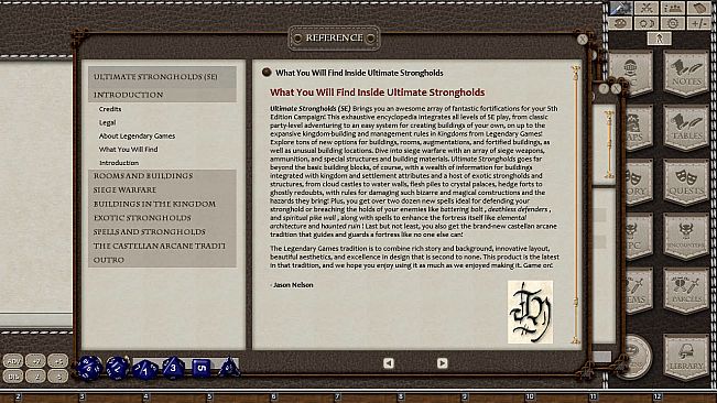 Fantasy Grounds - Ultimate Strongholds