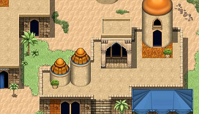RPG Maker MZ - KR Desert Kingdom Tileset