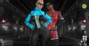 Two Hot Chicks: an Erotica Porn Space Orgy!