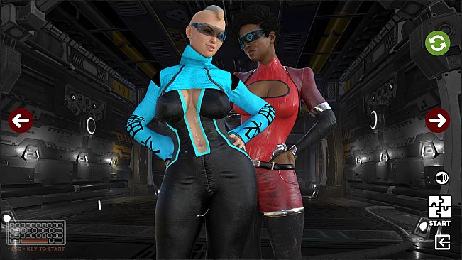 Two Hot Chicks: an Erotica Porn Space Orgy!