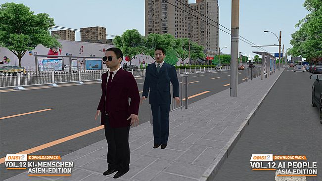 OMSI 2 Add-on Downloadpack Vol. 12 - AI People - Asia Edition