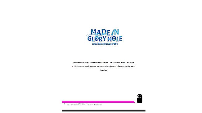 Made in Glory Hole: Guide