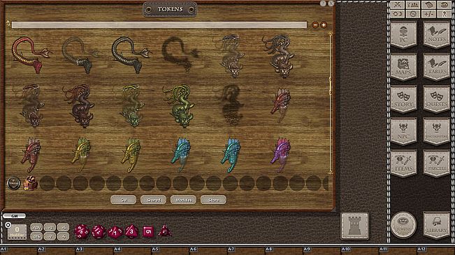 Fantasy Grounds - Jans Token Pack 32 - Aquatic Creatures 2