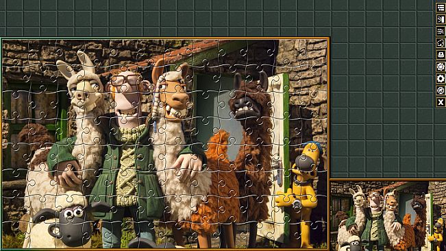 Pixel Puzzles Aardman Jigsaws: The Farmers Llamas