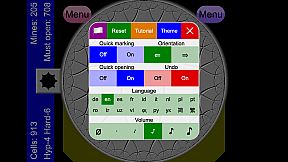 Non-Euclidean Minesweeper