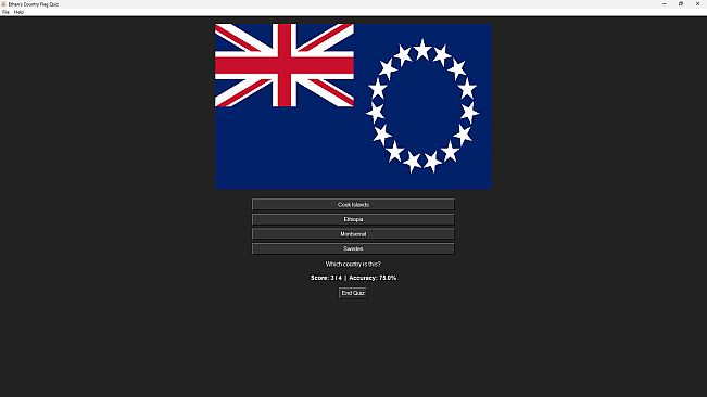 Ethan's Flag Quiz Game