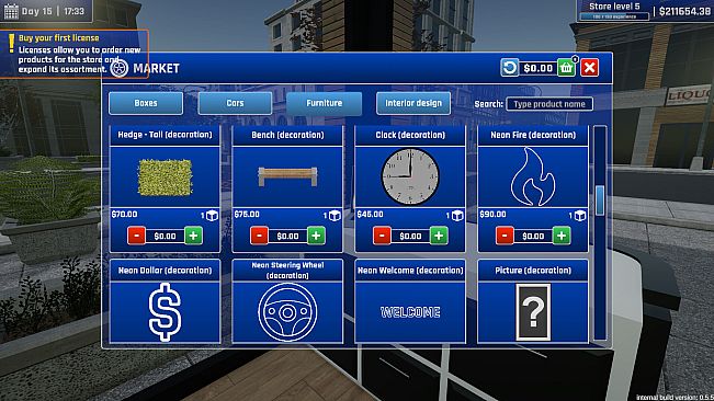 MiniCar Shop Simulator: Prologue