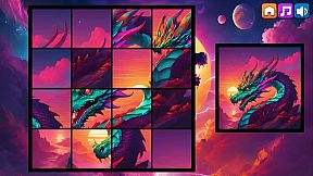 OG Puzzlers: Synthwave Dragons