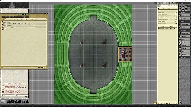 Fantasy Grounds - Pathfinder RPG - Pathfinder Flip-Mat - Classic Arena