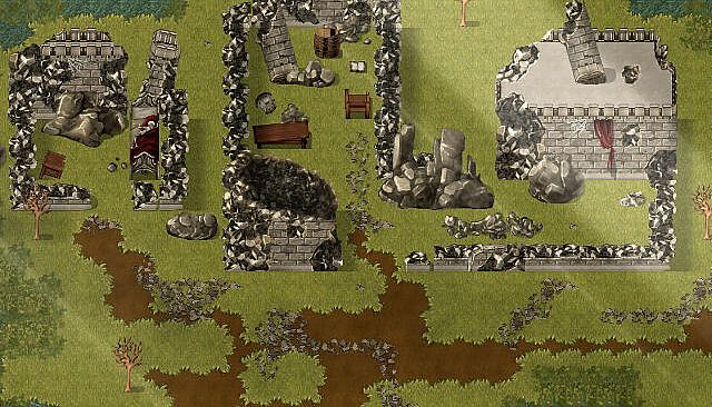 RPG Maker MZ - KR Fortress Ruins Tileset
