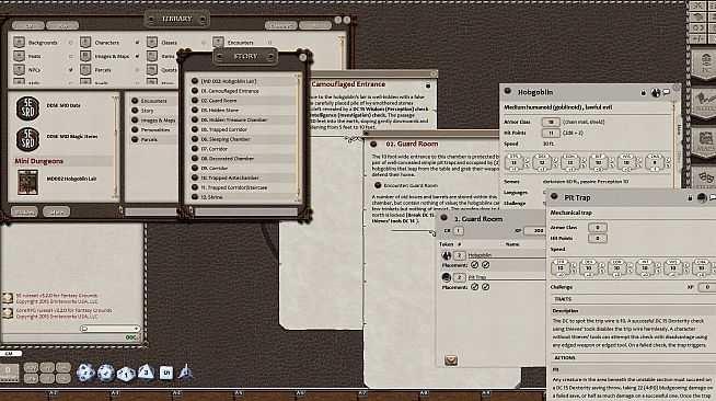 Fantasy Grounds - Mini-Dungeon Collection: Hobgoblin Lair (5E)