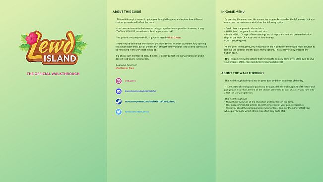 Lewd Island - Official Walkthrough