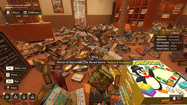 The Cozy Board Game Shop: Tidy Up