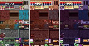 RPG Maker MV - SERIALGAMES Living Good City Tileset - 80's Scene SET