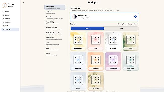 Sudoku Haven