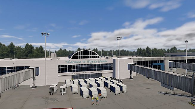 X-Plane 11 - Add-on: Verticalsim - KMYR - Myrtle Beach International Airport XP