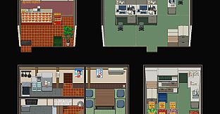 RPG Maker MZ - DorapixelMapChips - Modern JP Interiors