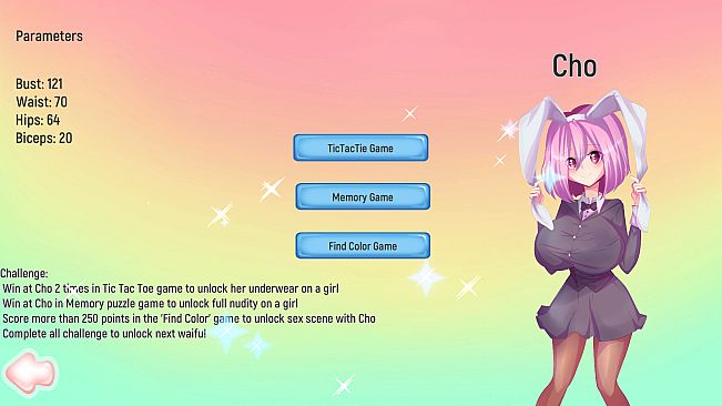 Stay home and play with waifu!