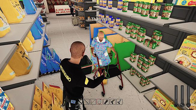 Supermarket Security Simulator