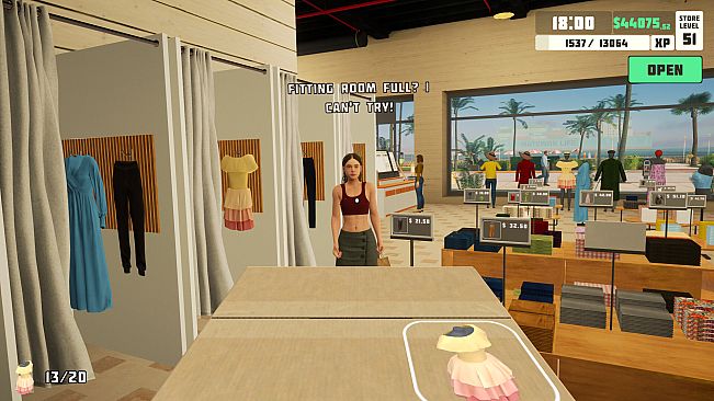 siMarket Cloth Store Simulator