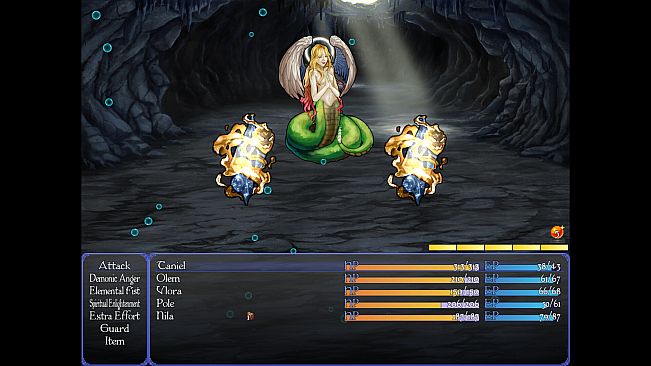 Into the depths below