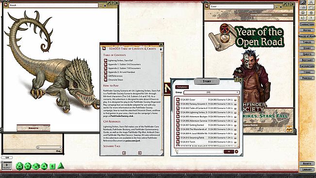 Fantasy Grounds - Pathfinder 2 RPG - Pathfinder Society Scenario #1-24: Lightning Strikes, Stars Fall