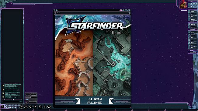 Fantasy Grounds - Starfinder 2 RPG - Flip-Mat: Alien Ruins