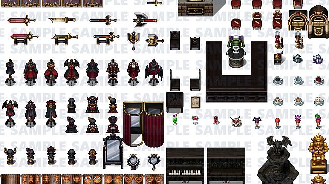 RPG Maker MV - Creepy Land Tileset Pack Plus