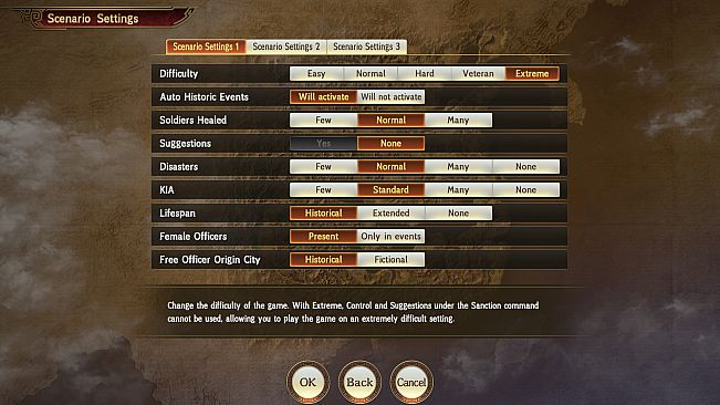 RTK14: [Extreme] Difficulty & Scenario Settings Set