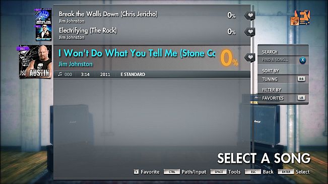 Rocksmith 2014 Edition – Remastered – Jim Johnston - “I Won’t Do What You Tell Me (Stone Cold Steve Austin)”