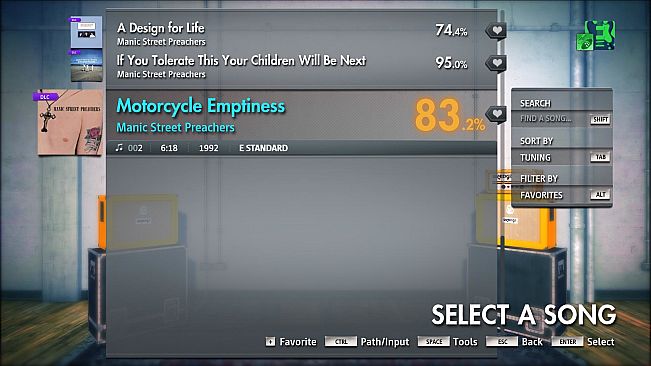 Rocksmith 2014 Edition – Remastered – Manic Street Preachers - “Motorcycle Emptiness”