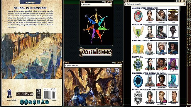 Fantasy Grounds - Pathfinder 2 RPG - Lost Omens: Rival Academies