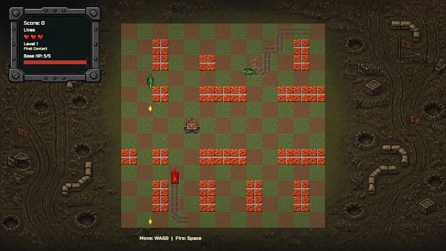 Red Tanks vs Lizard