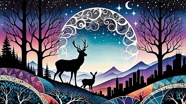 AI-VJ - Urban Mosaic 4k Visuals