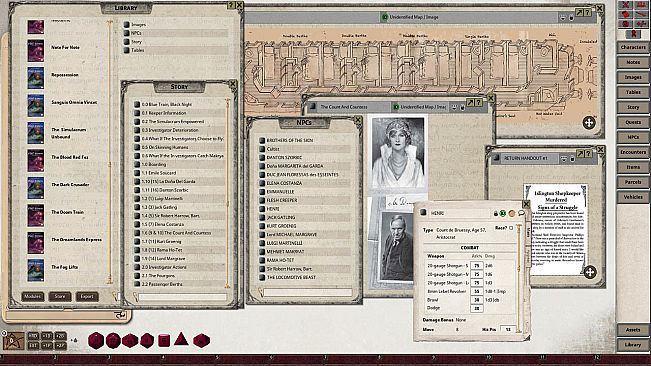 Fantasy Grounds - Horror on the Orient Express