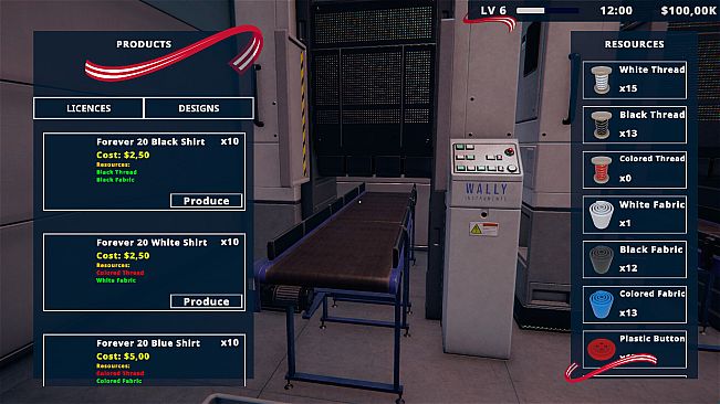 Factory Outlet Simulator