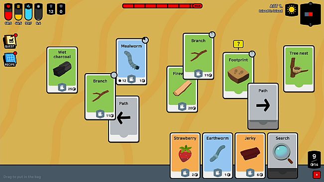 Stack Island - Survival card game
