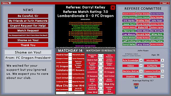 The Referee Committee